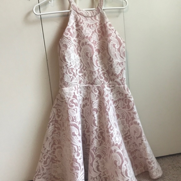 windsor pink lace dress